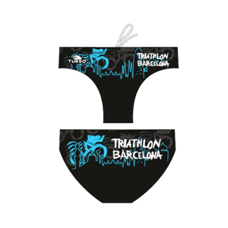 bañador natacion hombre triathlon p Negro/Royal — Tri For