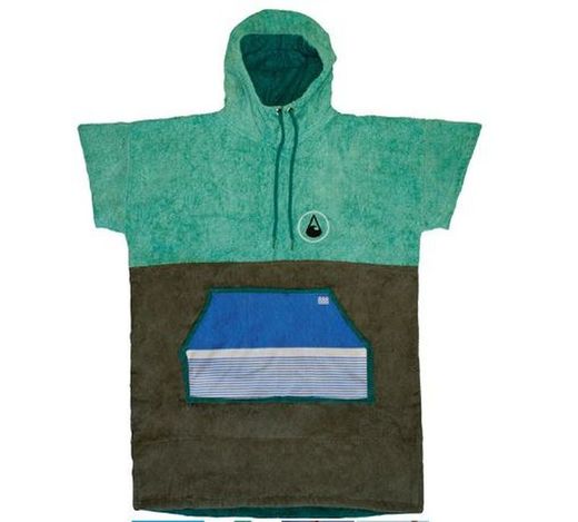 Wave Hawaii Poncho Bamboo Ponchinao Tres. Talla M 100 X 75