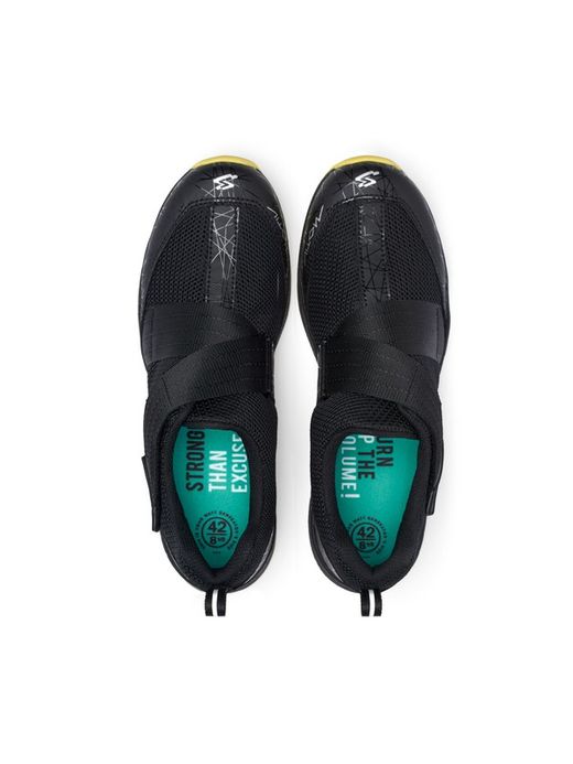 Zapatilla SPIUK indoor MOTIV Unisex Negro Amarillo