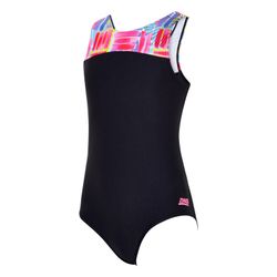 Zoggs Bañador Infinity Back Chicas Junior Dandelion print forro delantero
