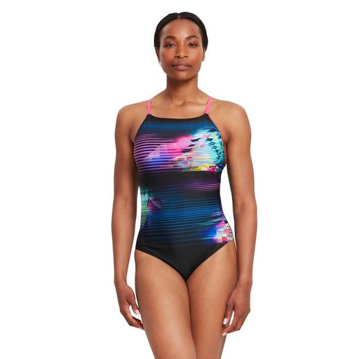 Zoggs Bañador Y close back Mujer Astral print