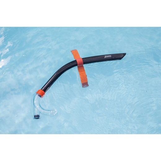 ZOGGS Centre Line Snorkel   Black/Orange