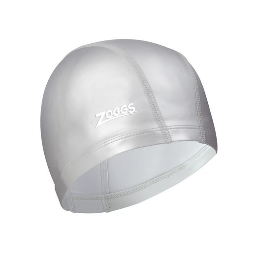 Zoggs Gorro Natación Nylon-Spandex PU Coated   Plateado