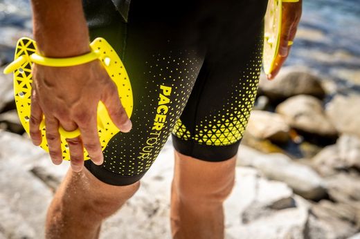 Zoggs PACER pro SHORTY Man Black/Yellow
