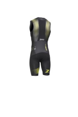 Zoggs PACER pro SHORTY Man Black/Yellow