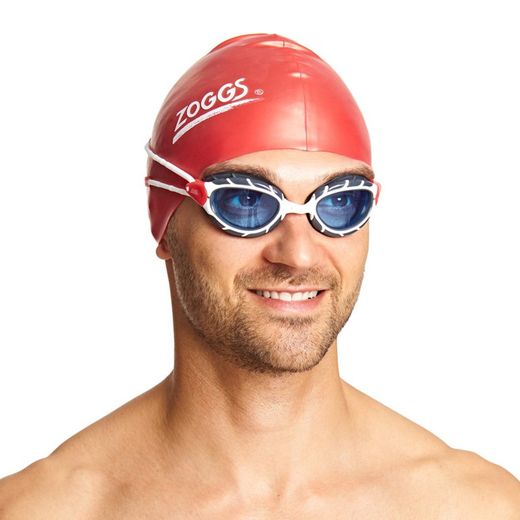 ZOGGS Predator REGULAR White Red BLUE