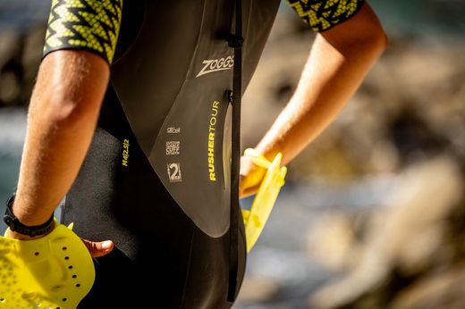 Zoggs RUSHER tour SHORTY Woman Black/Yellow