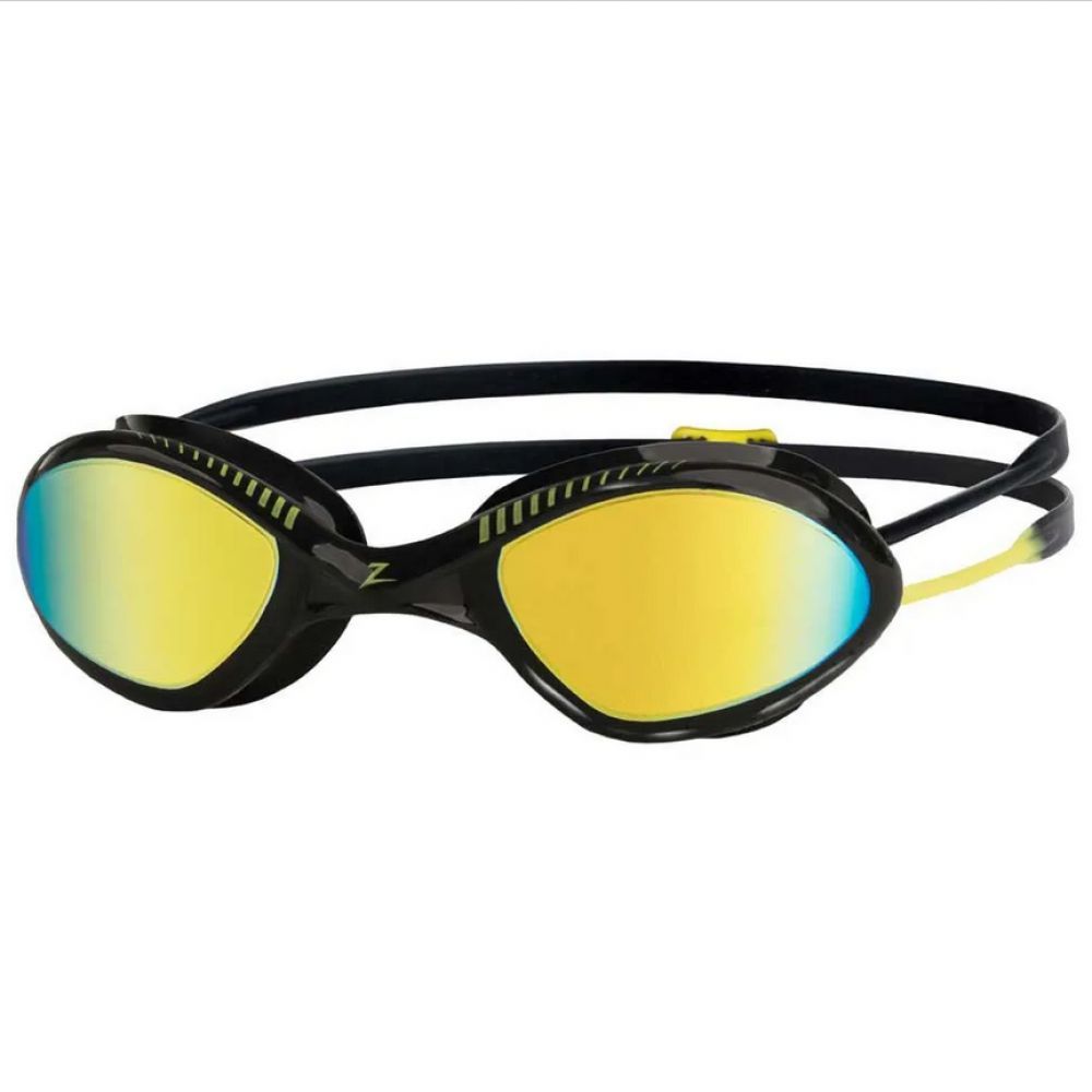 ZOGGS Tiger Black Yellow  MIRRORED Lime SMALL